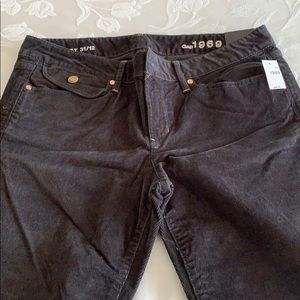 Gap black corduroy pants